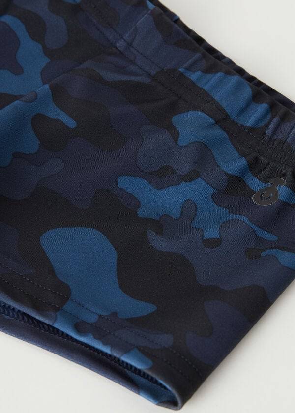 trajes de baño para niños calzedonia panamá azules