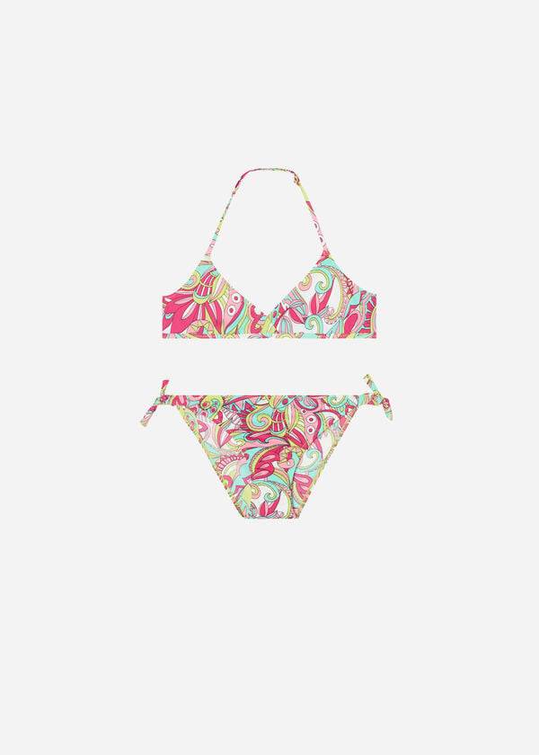 trajes de baño de dos piezas multicolor londra para niños de calzedonia