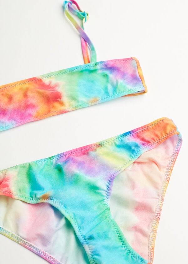trajes de baño de dos piezas orlando para niños de calzedonia multicolor