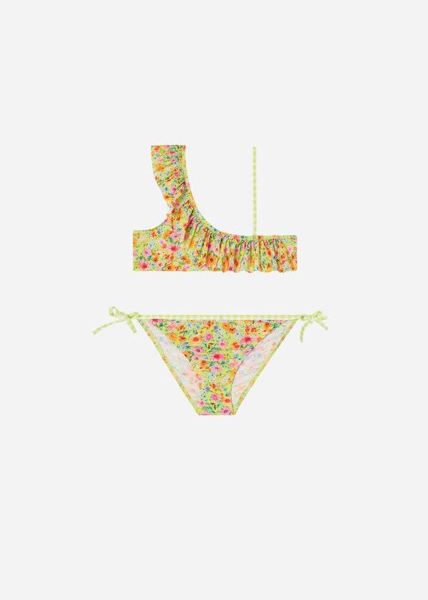 trajes de baño de dos piezas siviglia amarillos para niños de calzedonia