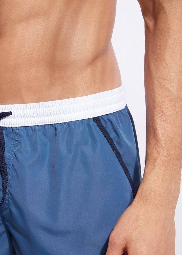 bañador azulblanco calzedonia venice beach para hombre