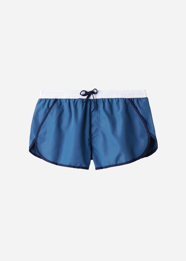 bañador azulblanco calzedonia venice beach para hombre