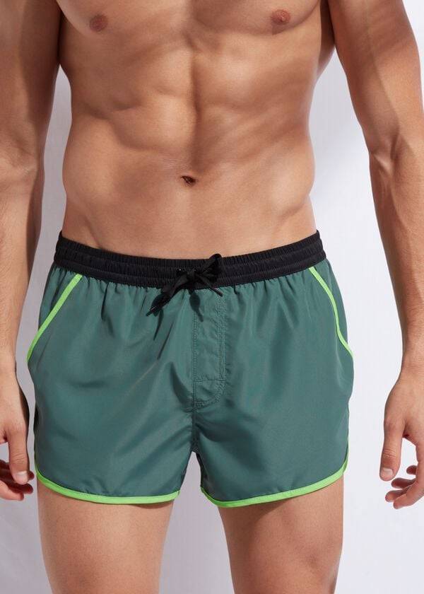 bañador verde calzedonia venice beach para hombre