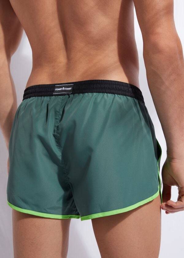 bañador verde calzedonia venice beach para hombre