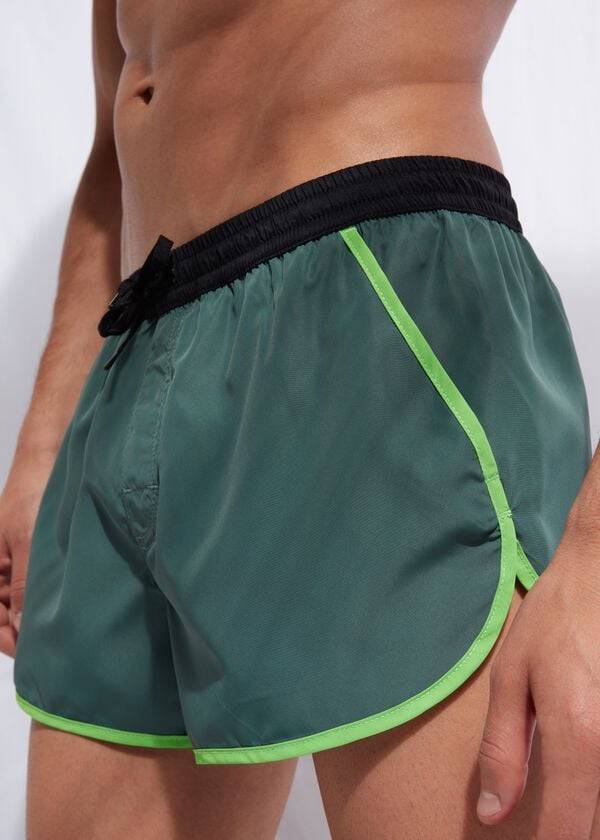 bañador verde calzedonia venice beach para hombre