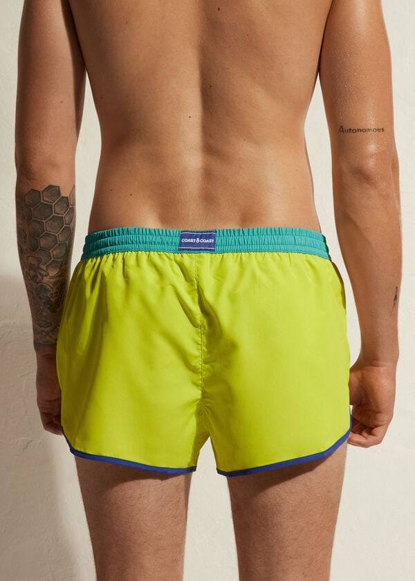 bañador ecológico calzedonia venice beach para hombre color menta