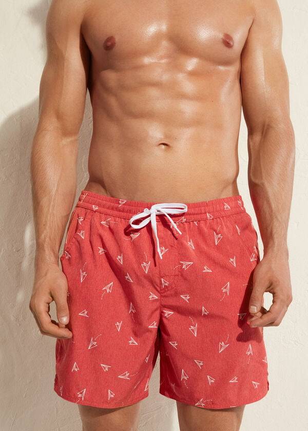 bañador rojo calzedonia formentera para hombre