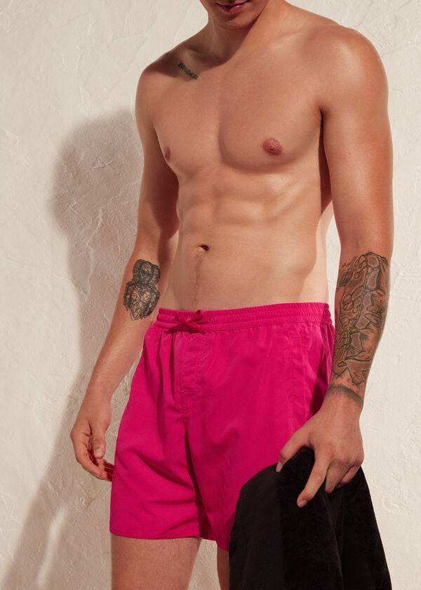 bañador calzedonia formentera sport para hombre color rosa