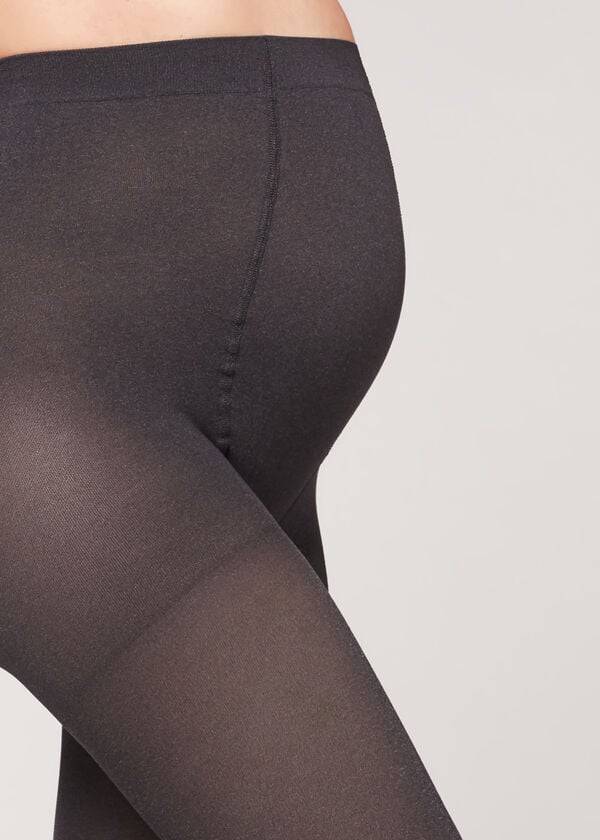 medias premamá calzedonia de 60 deniers para mujer color gris