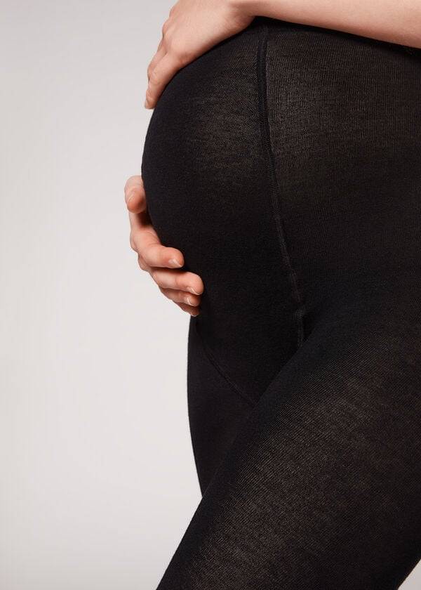calzedonia maternity con cachemir para mujer mallas negras