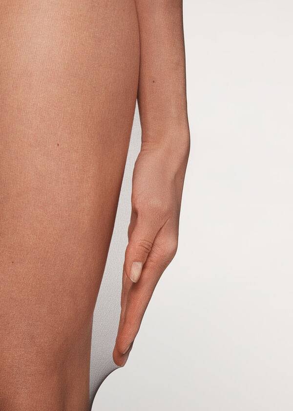 medias calzedonia premium matt second skin 15 deniers para mujer color negro