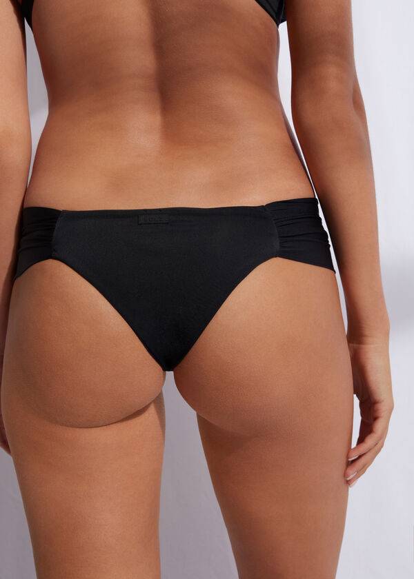 braguita de bikini brasileña ecológica de indonesia de calzedonia negra para mujer