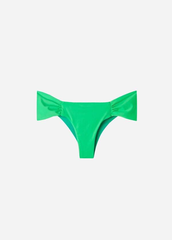 braguita de bikini brasileña ecológica de indonesia de calzedonia para mujer color verde