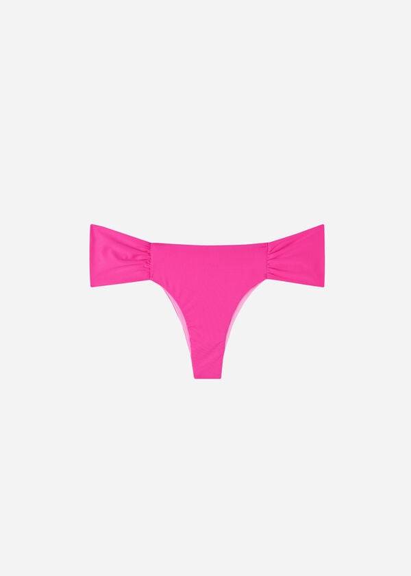braguita de bikini brasileña ecológica de indonesia de calzedonia para mujer color rosa