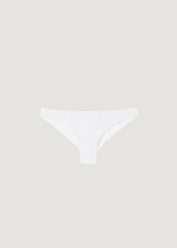 braguita de bikini brasileña calzedonia lanzarote para mujer color blanco