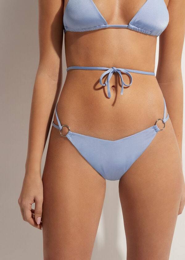 braguita de bikini brasileña calzedonia azul para mujer en color abu dhabi