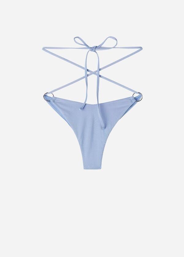 braguita de bikini brasileña calzedonia azul para mujer en color abu dhabi