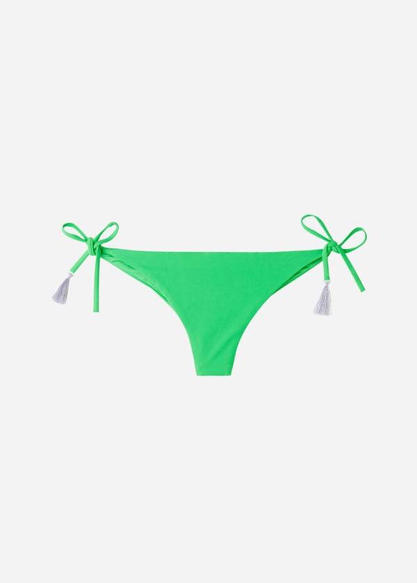braguita de bikini brasileña capri de calzedonia para mujer color verde