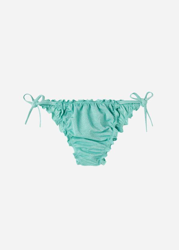 braguita de bikini brasileña formentera de calzedonia para mujer color verde
