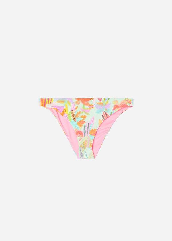 braguita de bikini calzedonia foliage tahiti para mujer color verde