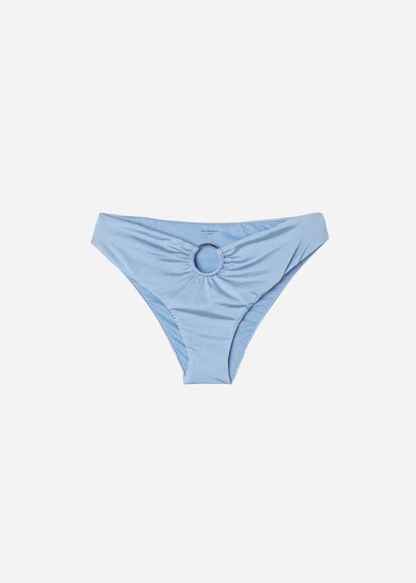 braguita de bikini de cintura alta azul calzedonia abu dhabi para mujer