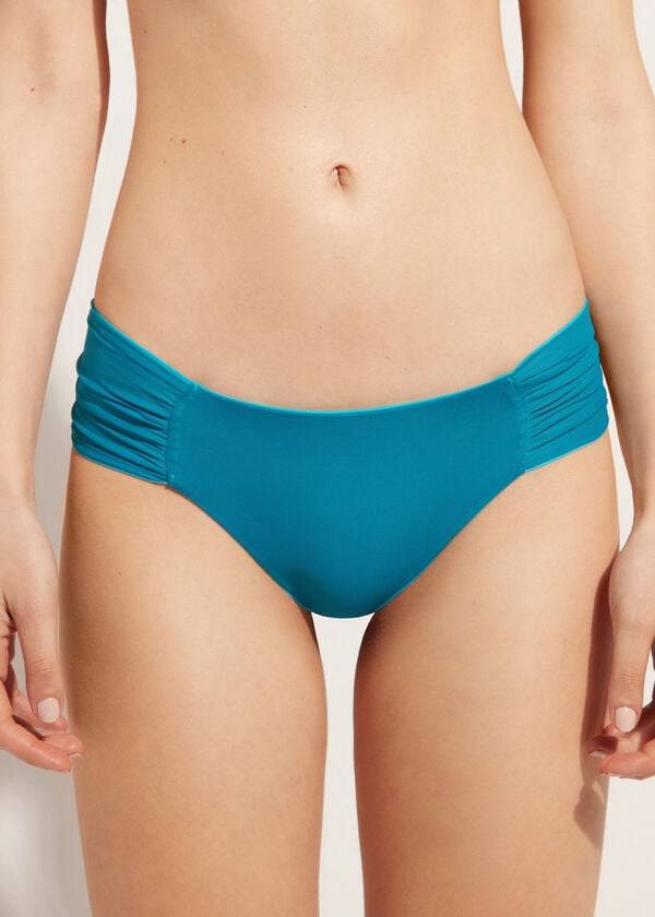 mujer braguita de bikini calzedonia indonesia eco rosa turquesa
