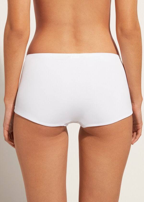 pantalones cortos calzedonia indonesia eco bikini bottoms white para mujer