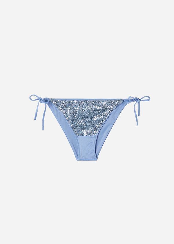 braguita de bikini para mujer calzedonia string cannes azul