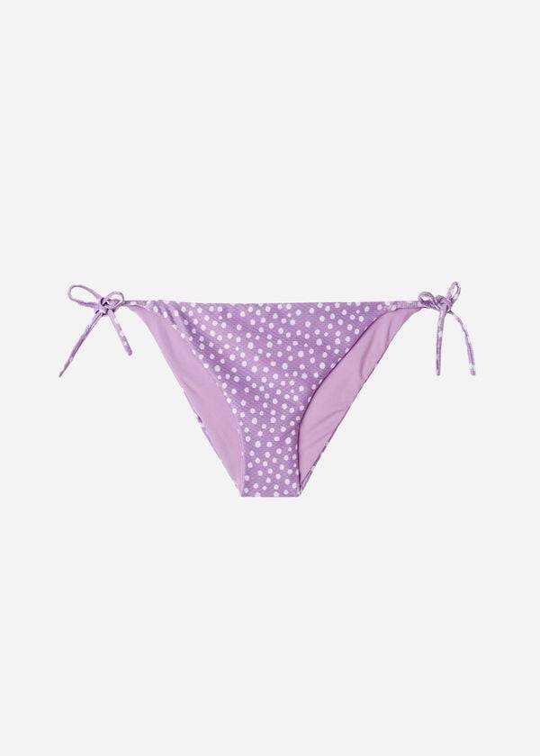 braguita de bikini para mujer calzedonia string cipro en color morado