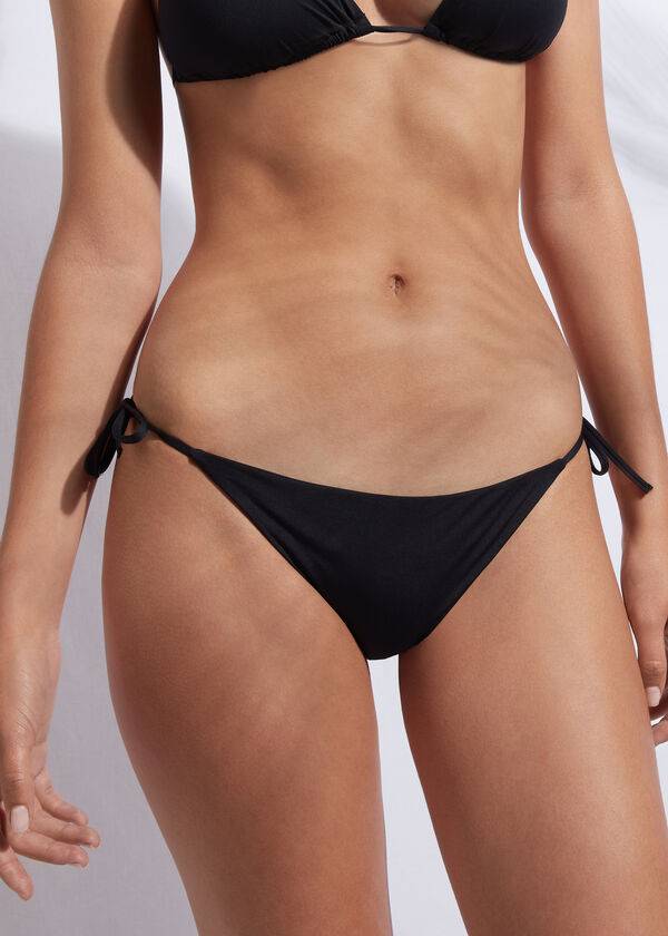 braguita de bikini negra de indonesia para mujer de calzedonia