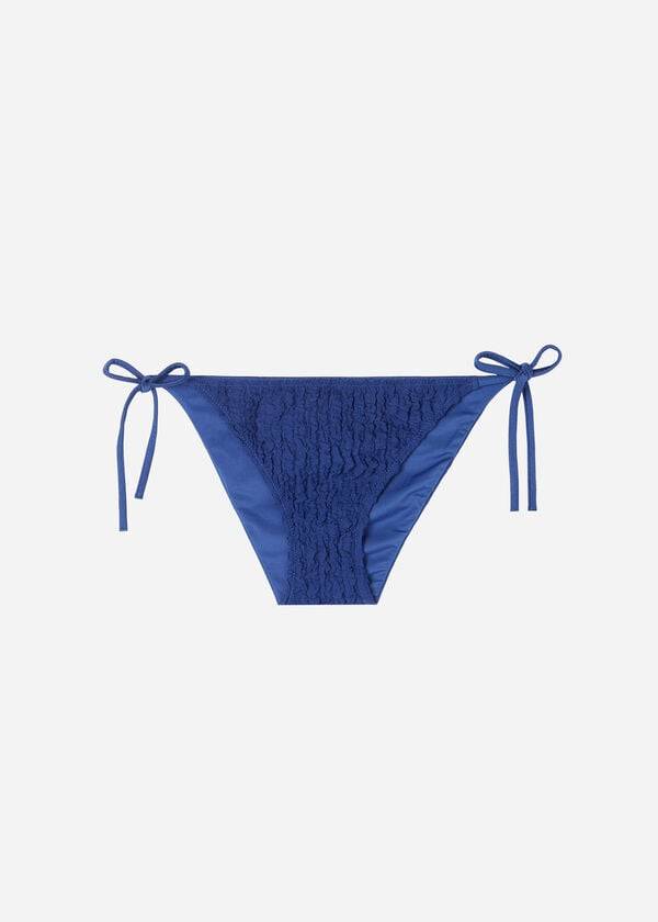 braguita de bikini para mujer color azul marino de calzedonia string marrakech