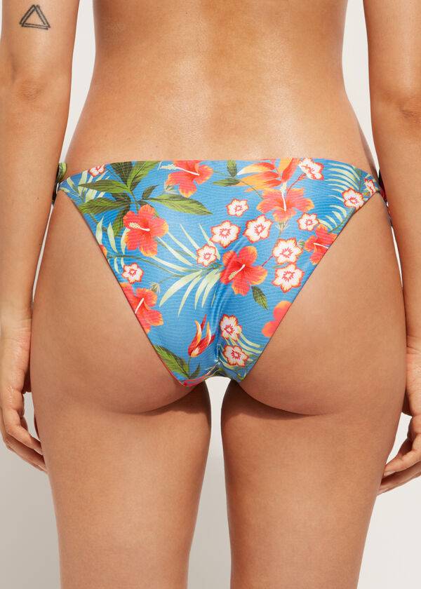 braguita de bikini string maui de calzedonia verde para mujer