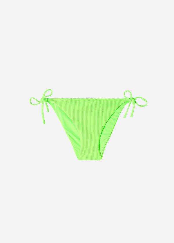 braguita de bikini para mujer string new york de calzedonia en color verde