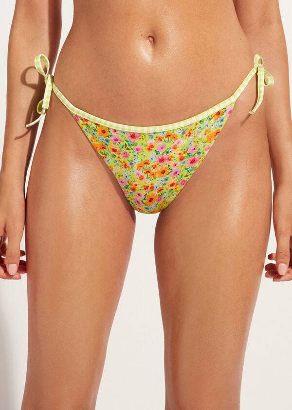 braguita de bikini amarilla siviglia de calzedonia para mujer