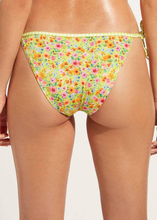 braguita de bikini amarilla siviglia de calzedonia para mujer