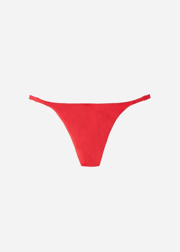 braguita de bikini calzedonia thong indonesia eco para mujer color rojo