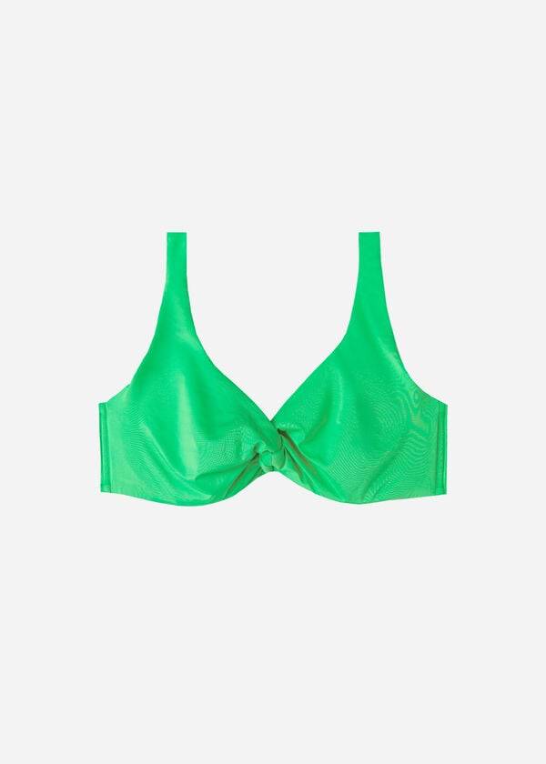 partes de arriba de bikini de mujer calzedonia balconette indonesia eco cobey verde