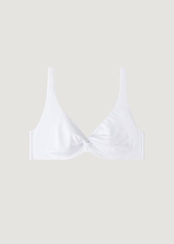 partes de arriba de bikini de mujer calzedonia balconette indonesia eco cobey blanco