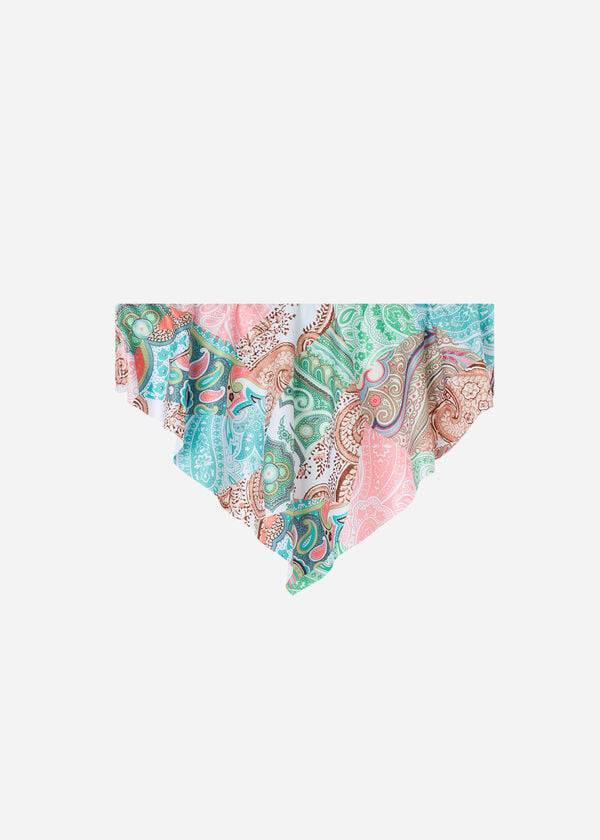 parte de arriba de bikini mujer calzedonia bandeau saint tropez turquesa