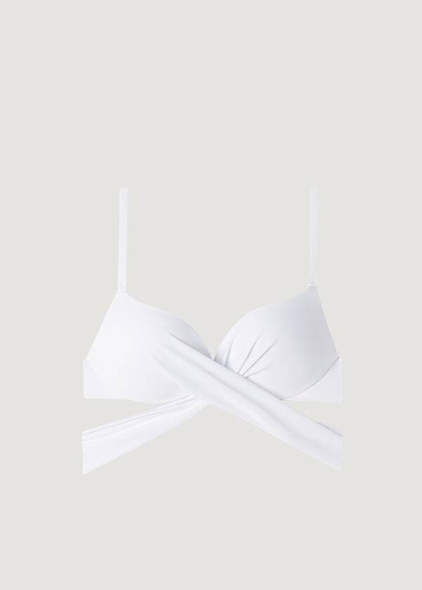 calzedonia - bikini push up acolchado indonesia eco rosa para mujer color blanco