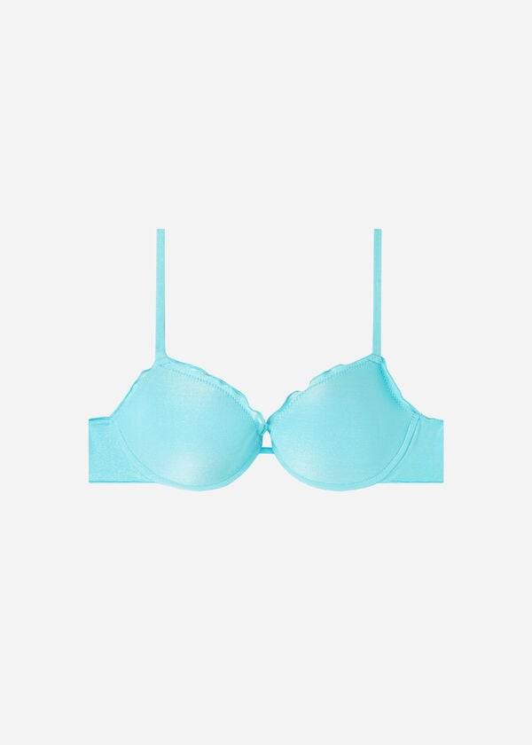 calzedonia push up formentera - bikini para mujer color turquesa