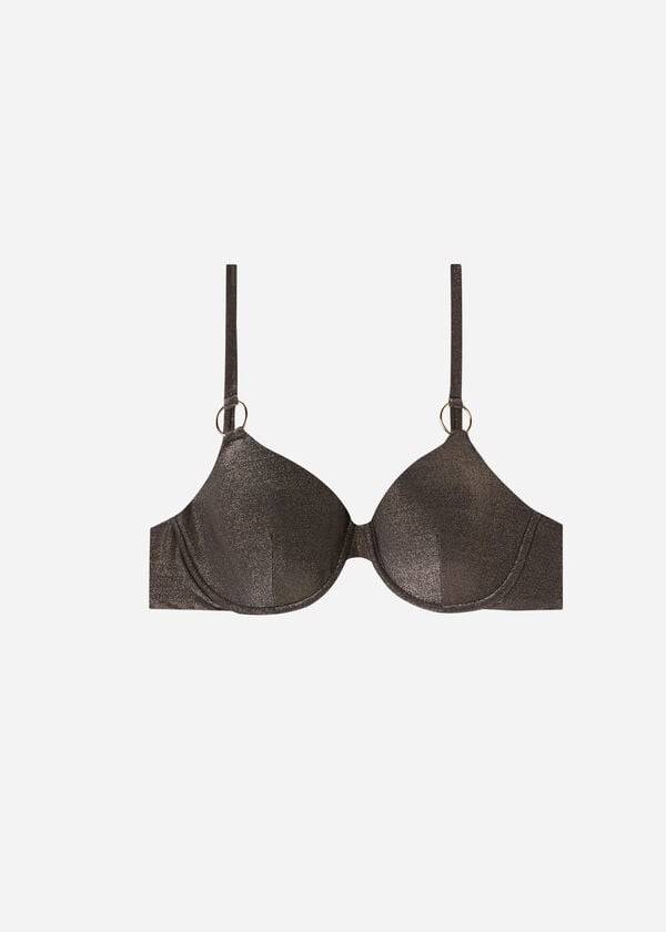 calzedonia push up hollywood - bikini para mujer color negro