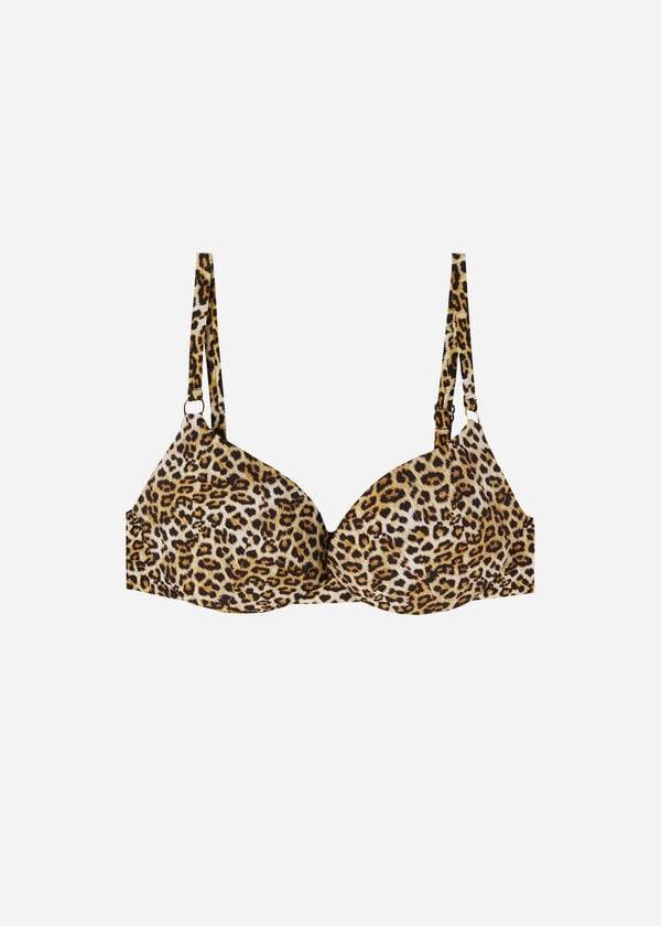 bikini push up malindi de calzedonia marrón para mujer