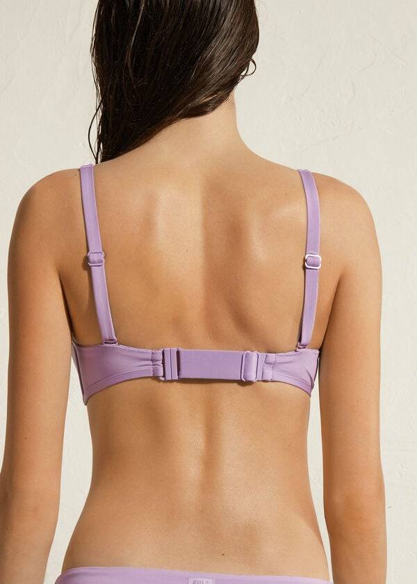 bikini ecológico de indonesia estilo tanque calzedonia morado para mujer