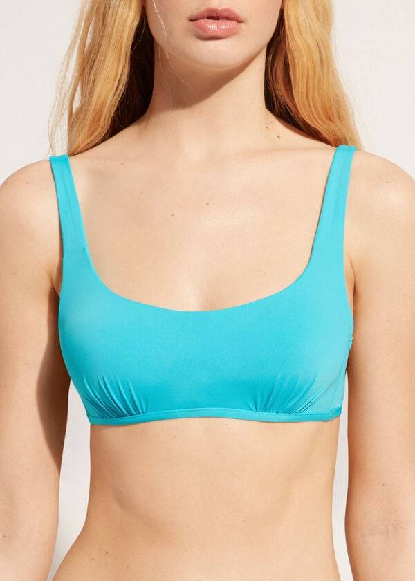 bikini estilo tanque verde turquesa de calzedonia para mujer de indonesia