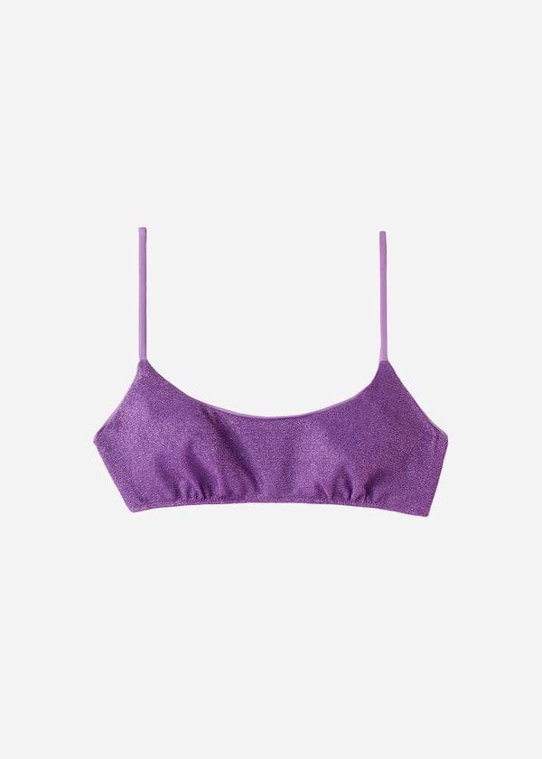 bikini estilo las vegas de calzedonia para mujer color morado