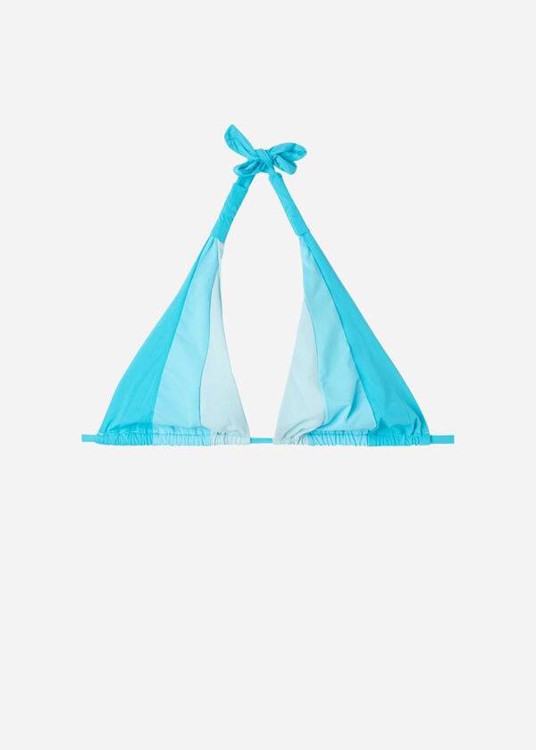 tops de bikini de mujer calzedonia triangle string azzorre turquesa verde