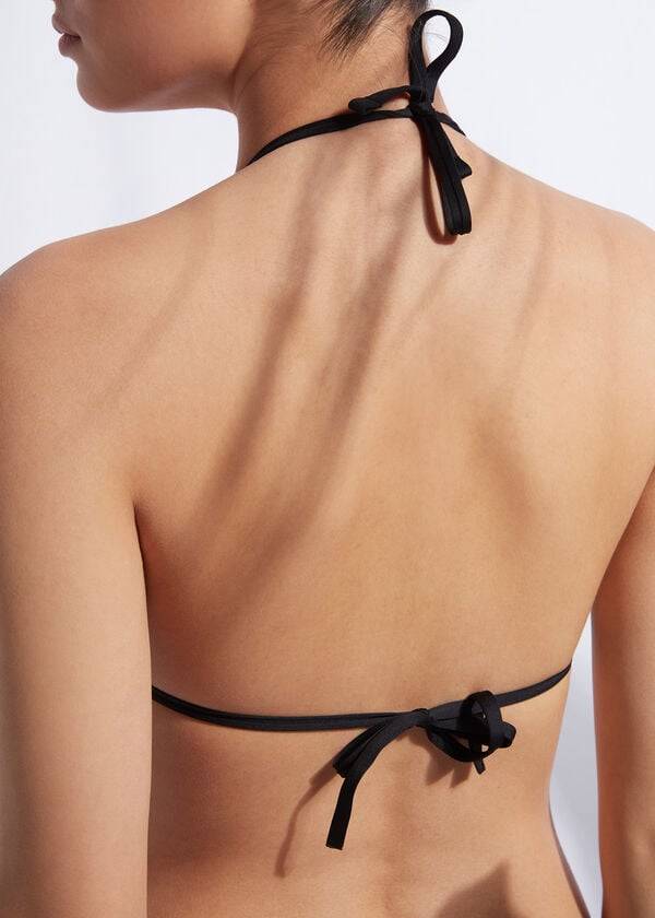 bikini negro calzedonia triangle string indonesia eco cobey para mujer