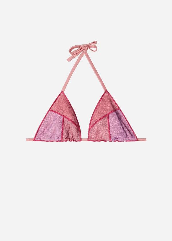 bikini triangular lisbona de calzedonia en color rosa para mujer